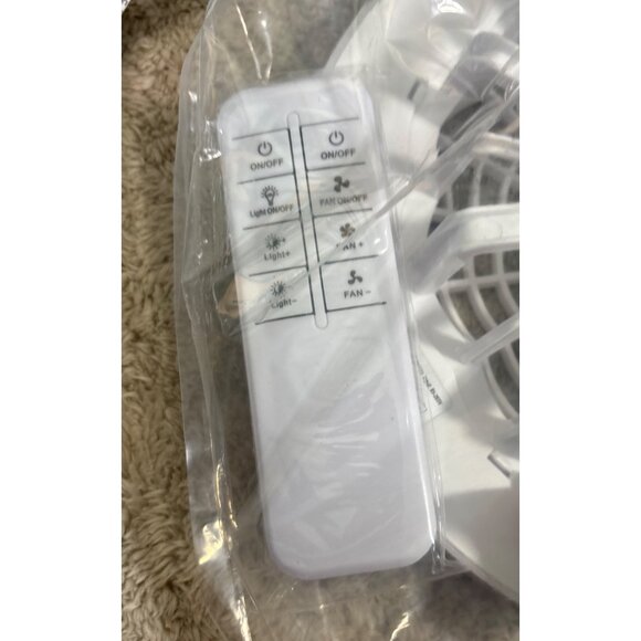 2-In-1 LED Ceiling Fan Light With Remote Control Dimmable Adjustable Speed - Picture 3 of 7